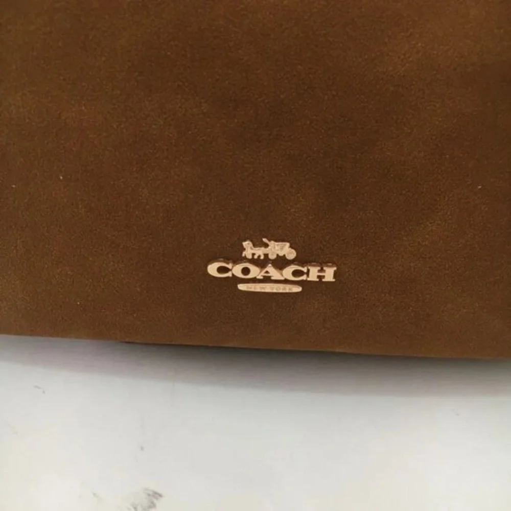 Coach Tan Leather Shoulder Bag - Picture 7 of 8